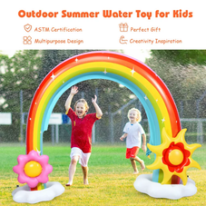 Kids' 7.5-Foot Inflatable Rainbow Arch Sprinkler product image