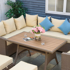 6-Piece Outdoor Patio Wicker Furniture Set product image