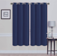 Thermal Energy-Saving Madonna 63" or 108" Blackout Curtains [2-Panels] product image