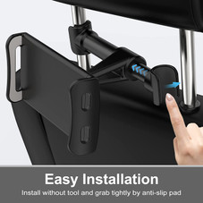 Universal Backseat Car Mount Adjustable Phone and Tablet Holder (1- or 2-Pack) product image