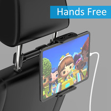 Universal Backseat Car Mount Adjustable Phone and Tablet Holder (1- or 2-Pack) product image