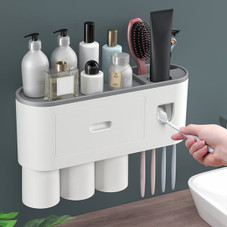 iMounTEK® Wall-Mounted Toothbrush Holder Rack (2- or 3-Cup Design) product image