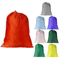 Heavy-Duty Large Nylon Clothes Laundry Bag with Drawstring Top Closure (2-Pack) product image