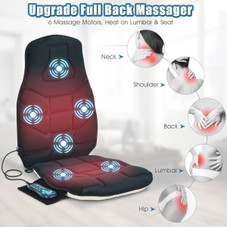 Seat Cushion Massager with Heat and 6 Vibration Motors product image