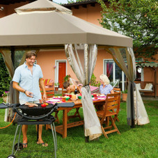 10' x 10' 2-Tier Outdoor Fully-Enclosed Gazebo product image