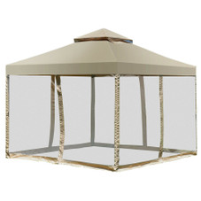 10' x 10' 2-Tier Outdoor Fully-Enclosed Gazebo product image