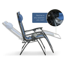 Outsunny® XL Zero-Gravity Recliner Padded Patio Lounger Chair product image