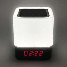 Color-Changing Wireless Speaker with Alarm Clock product image
