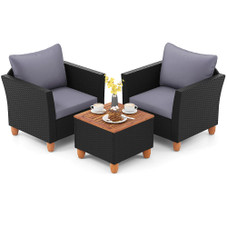 3-Piece Outdoor Patio Rattan Furniture Set product image 3-Piece Outdoor Patio Rattan Furniture Set product image
