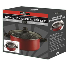 Stainless Steel 3-Piece Deep Fryer Set product image