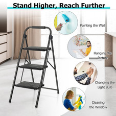 3-Step Ladder Folding Step Stool product image