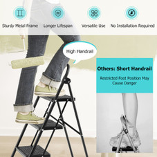 3-Step Ladder Folding Step Stool product image