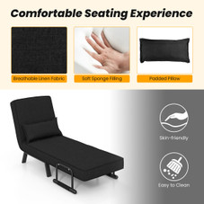 Folding 5-Position Convertible Sleeper Chair product image