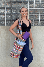 Yoga Mat Carrying Tote Bag with Large Pockets product image