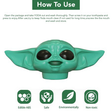 Baby Yoda Grogu Topper Toothpaste Dispenser product image