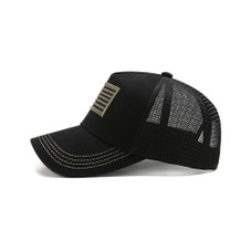 American Flag Trucker Hat with Adjustable Strap product image