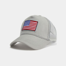 American Flag Trucker Hat with Adjustable Strap product image