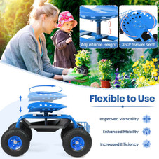 Rolling Garden Work Seat with Underseat Tray product image