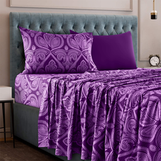 4- or 6-Piece Paisley Printed Deep Pocket Bed Sheet Set product image