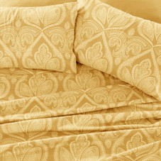 4 or 6-Piece Paisley Printed Deep Pocket Bed Sheet Set product image