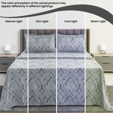 4 or 6-Piece Paisley Printed Deep Pocket Bed Sheet Set product image