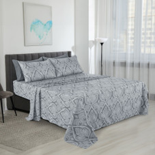 4 or 6-Piece Paisley Printed Deep Pocket Bed Sheet Set product image