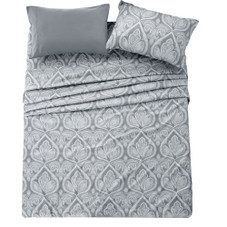 4 or 6-Piece Paisley Printed Deep Pocket Bed Sheet Set product image