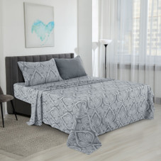 4 or 6-Piece Paisley Printed Deep Pocket Bed Sheet Set product image