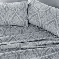 4 or 6-Piece Paisley Printed Deep Pocket Bed Sheet Set product image