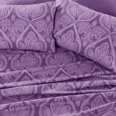 4 or 6-Piece Paisley Printed Deep Pocket Bed Sheet Set product image
