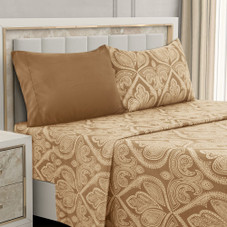 4 or 6-Piece Paisley Printed Deep Pocket Bed Sheet Set product image
