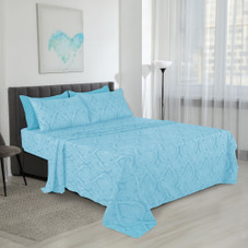 4 or 6-Piece Paisley Printed Deep Pocket Bed Sheet Set product image