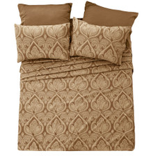 4 or 6-Piece Paisley Printed Deep Pocket Bed Sheet Set product image