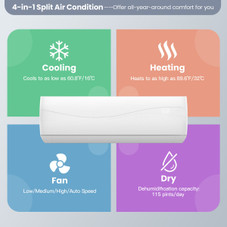 Ductless Mini Split Air Conditioner & Heater (12,000- to 23,000-BTU) product image