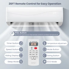 Ductless Mini Split Heating & Air Conditioner  (12,000- to 24,000-BTU) product image