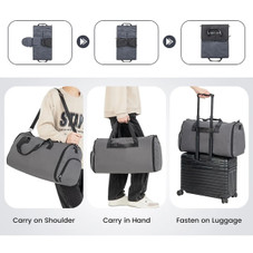 2-in-1 Hanging Duffel Garment Bag with Shoe Compartment product image