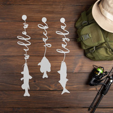 Personalized Steel Fish Wall Sign product image