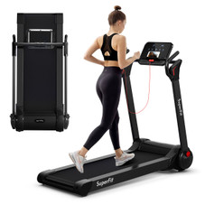 SuperFit™ 2.25HP Electric Folding Treadmill with LED Display product image