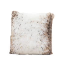 Cheer Collection™ Animal Print Fur Decorative Throw Pillow (2-Pack) product image