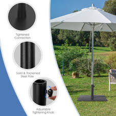 20-Inch Patio Umbrella Base with 4 Adjustable Footpads product image