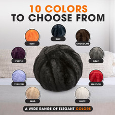 Cheer Collection™ 10-Inch Round Decorative Ball Throw Pillow product image