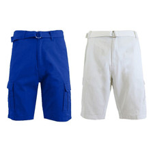 Men's Cotton Chino Shorts with Belt (2-Pack) product image