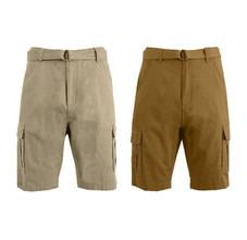 Men's Cotton Chino Shorts with Belt (2-Pack) product image