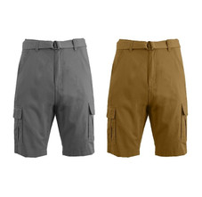 Men's Cotton Chino Shorts with Belt (2-Pack) product image