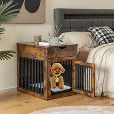 2-in-1 Dog House Crate with Drawer & Wired or Wireless Charging product image