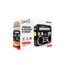 Jupiter Gear® Portable 3-Band Radio with Bluetooth, and Flashlight product image