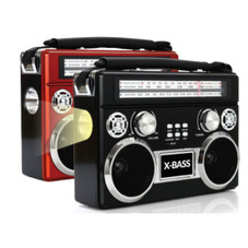 Jupiter Gear® Portable 3-Band Radio with Bluetooth, and Flashlight product image