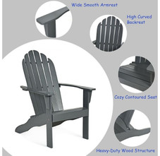 Solid Wood Adirondack Chair product image