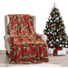 Noble House Soft Fleece Winter Holiday Throw Blanket product image