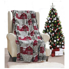 Noble House Soft Fleece Winter Holiday Throw Blanket product image